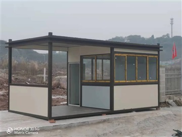 钢结构岗亭值班室治安亭成品厂家直销户外可移动岗亭