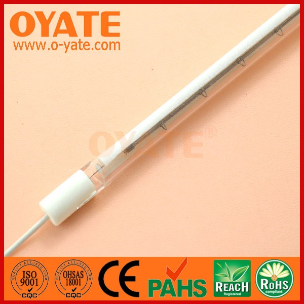 半镀金卤素石英红外线加热管