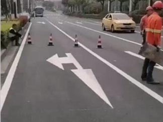 南京道路振动减速标线,道路热熔划线,南京道路划线
