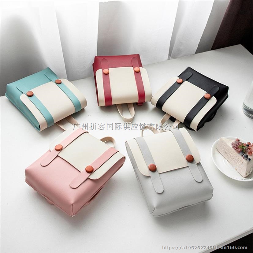 广州工厂女包双肩单肩包时尚手提包帆布皮革包