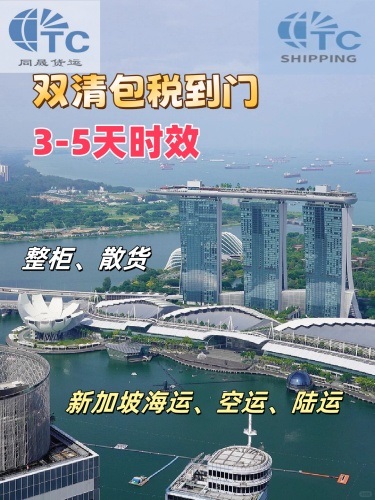 广州到新加坡马来西亚国际海运双清包税门到门专线