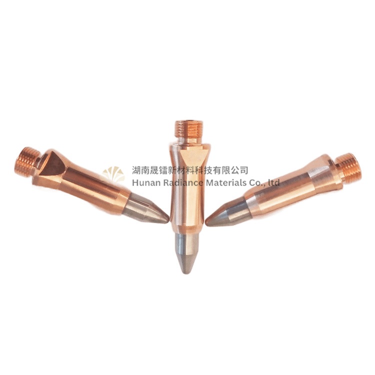 等离子喷涂电极 背铸方式连接合金