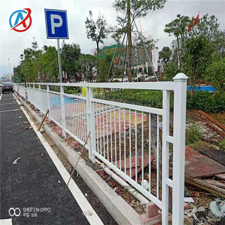 坚固耐用人行道非机隔离护栏市政道路栏栅品质之选