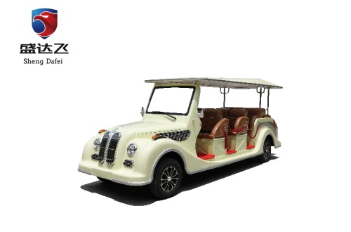 悍逸复古酒店电动游览老爷车 景区游览多排观光老爷车