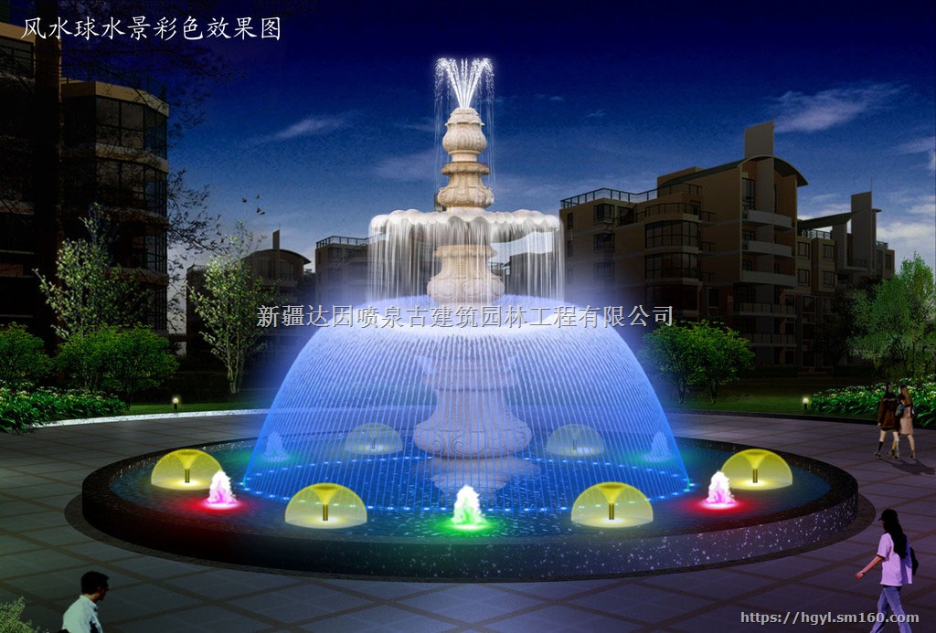 夜游文旅声光电工程|新疆喷泉公司|乌鲁木齐喷泉公司