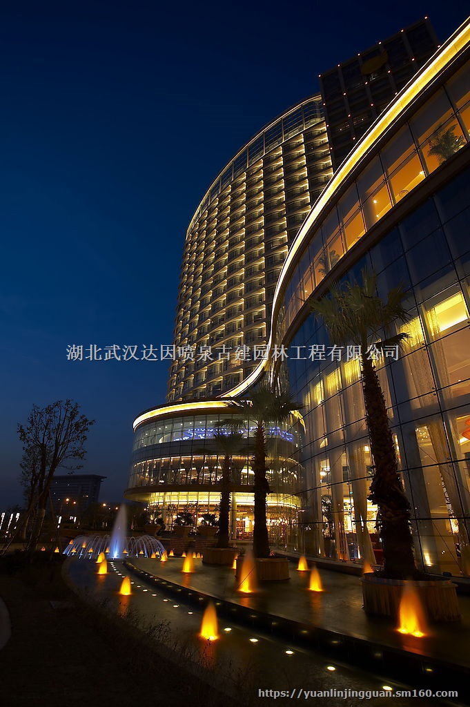 喷泉厂家_喷泉施工_创意设计_涌泉_武汉达因喷泉园