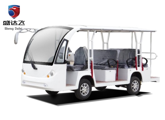 悍逸新款四轮电动旅游观光车 景区公园敞篷接待车
