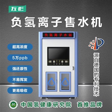 左杉负氢离子富氢售水机商用扫码社区直饮水站大型小区