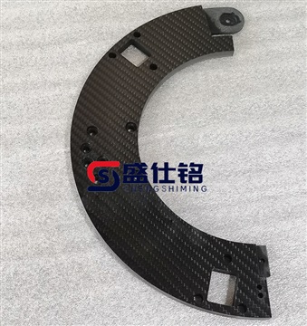 3K碳纤维板异型模压碳纤维材料成型按图定制 无人机