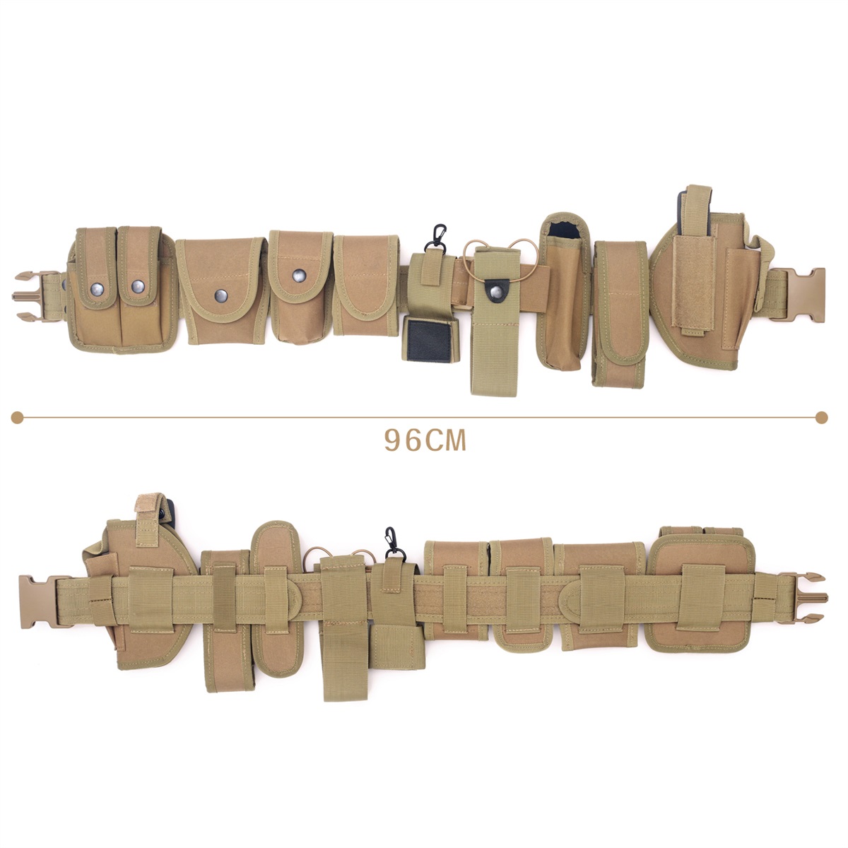 户外战术十件套腰带安保勤务腰封执行工具配件束腰带