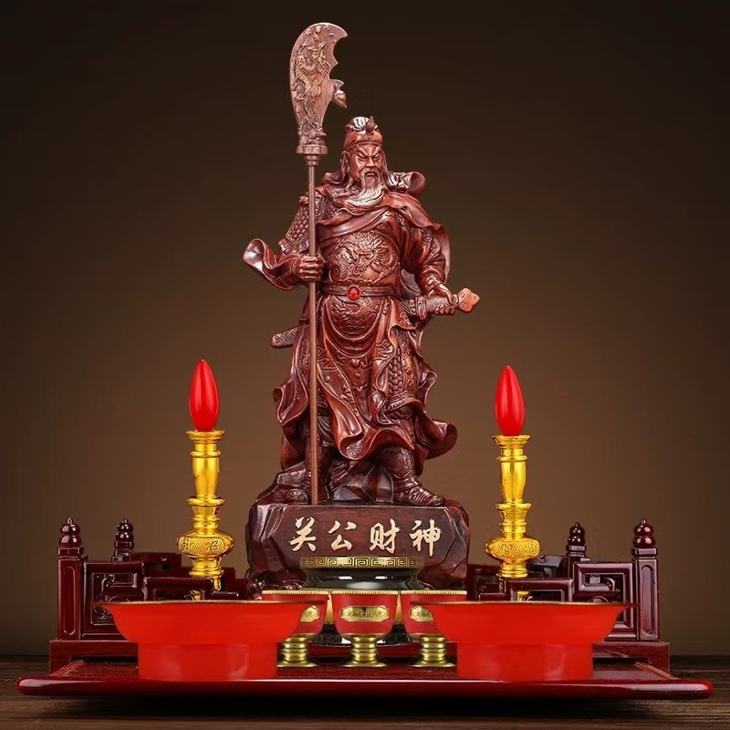 焕环祥供奉神台定做树脂神像摆件佛像神龛关公像批发