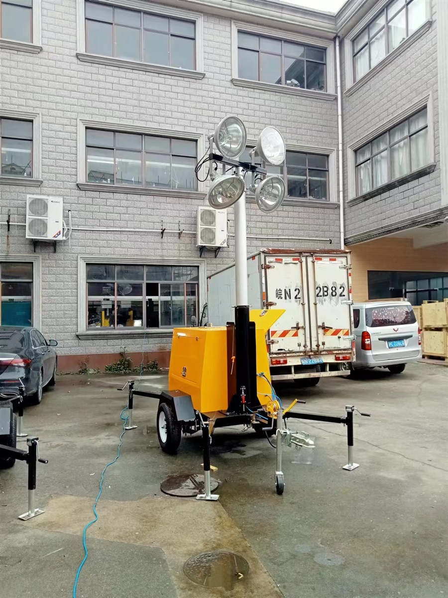 拖车式户外移动照明灯塔全方位泛光工作灯