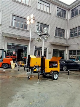 拖车式户外移动照明灯塔全方位泛光工作灯