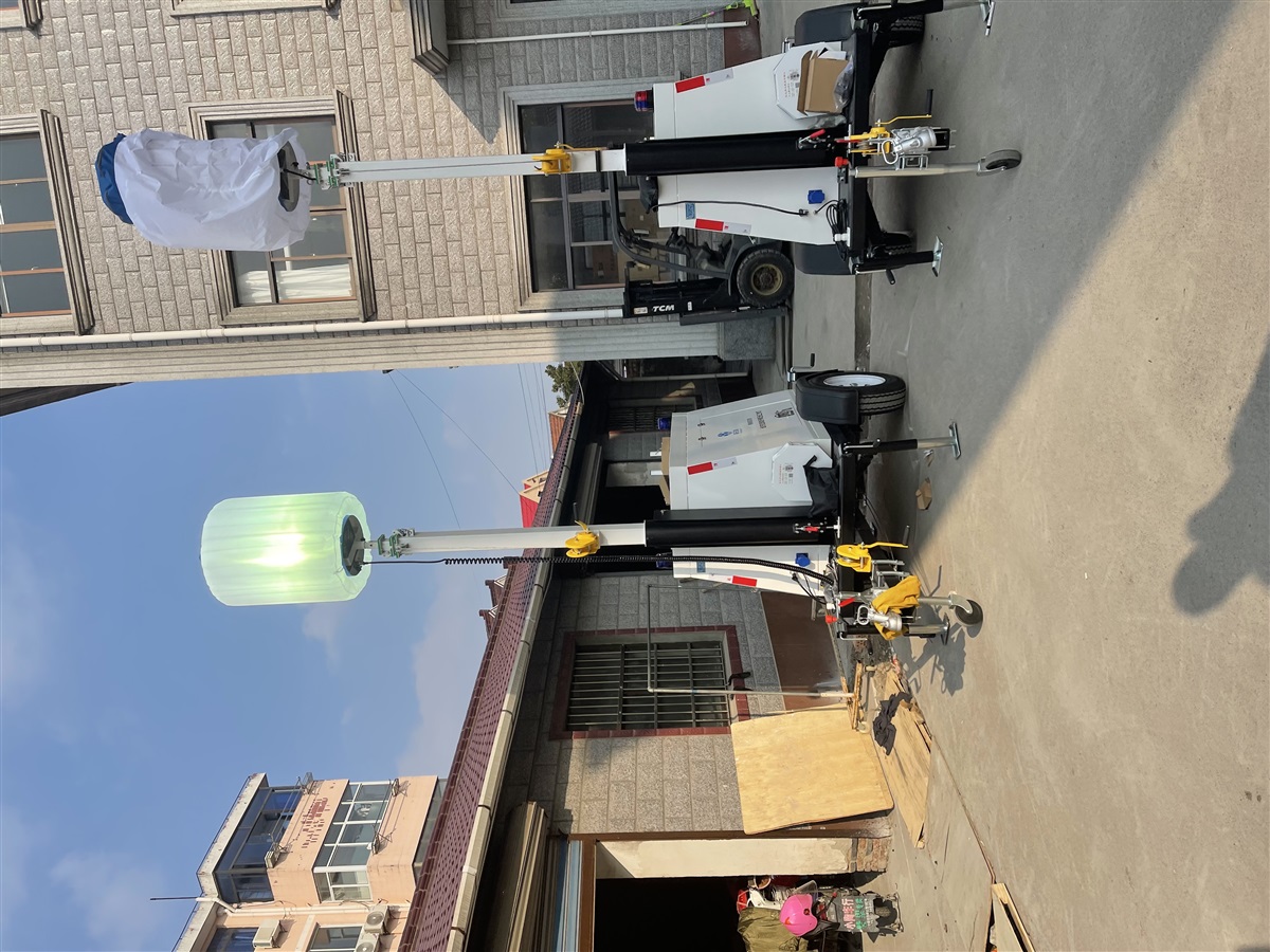 拖车式户外泛光工作灯移动照明设备