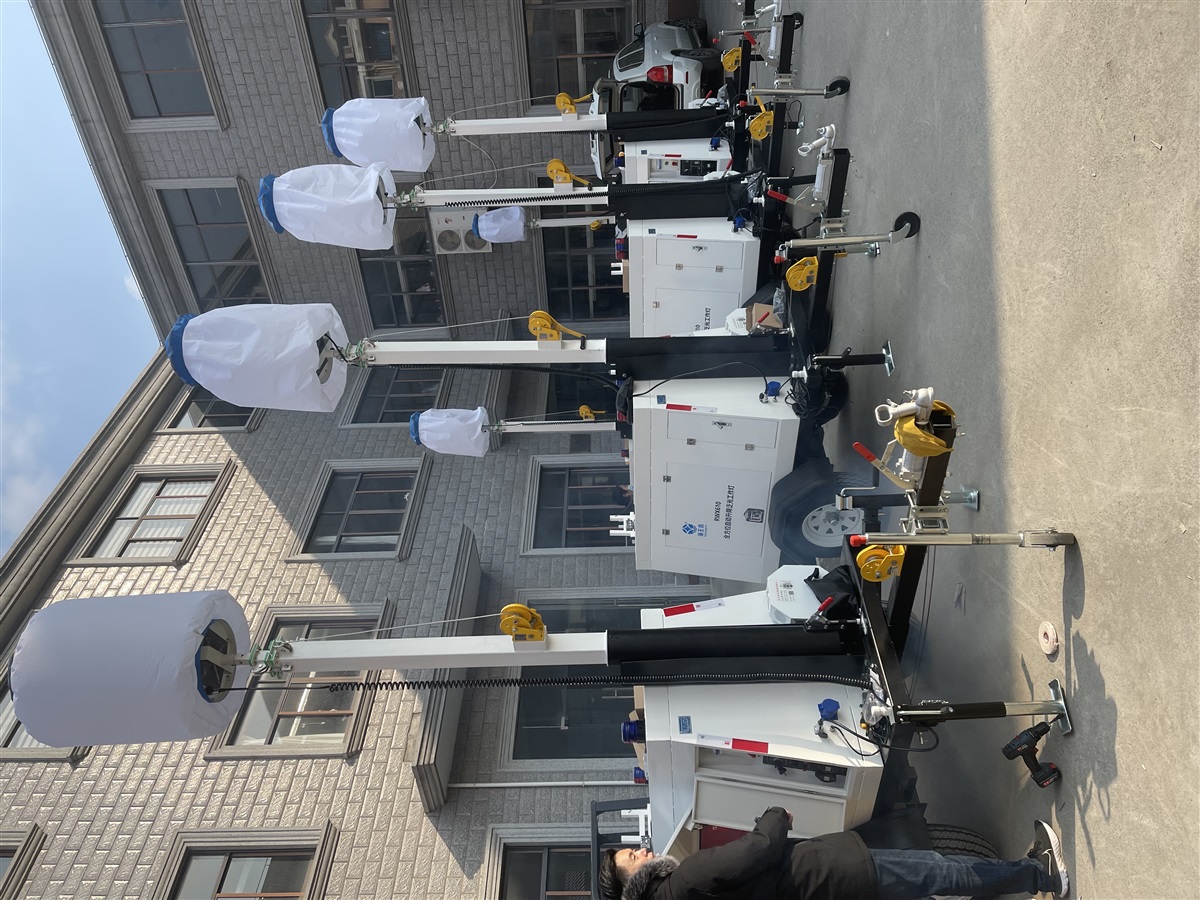 拖车式户外泛光工作灯移动照明设备