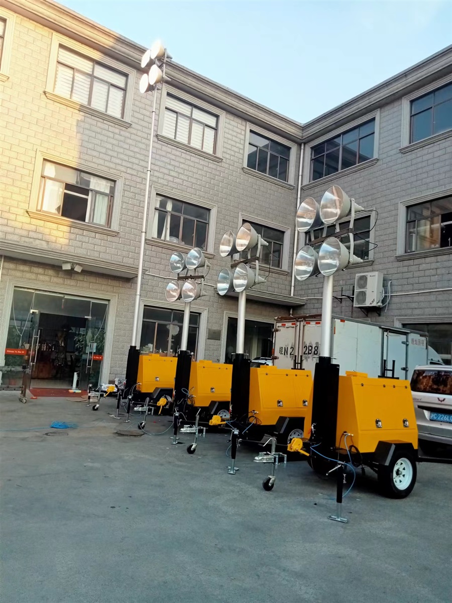 SLW6130拖车式手摇升降式移动照明灯塔
