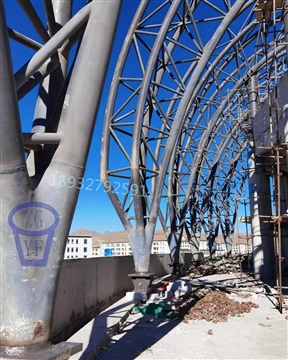 广西体育馆屋顶铸钢索夹 机场树叉型钢结构铸钢节点