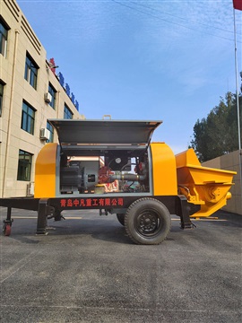 中凡重工50型混凝土泵 建筑回填地泵 二次浇筑泵