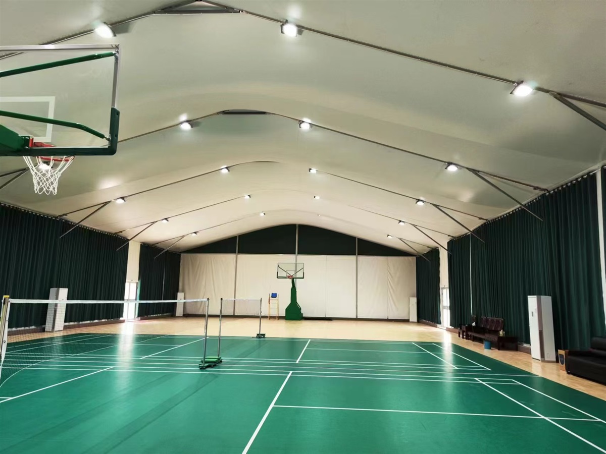 中国帐篷出口企业 设计定做仓储帐篷 室外网球馆帐篷