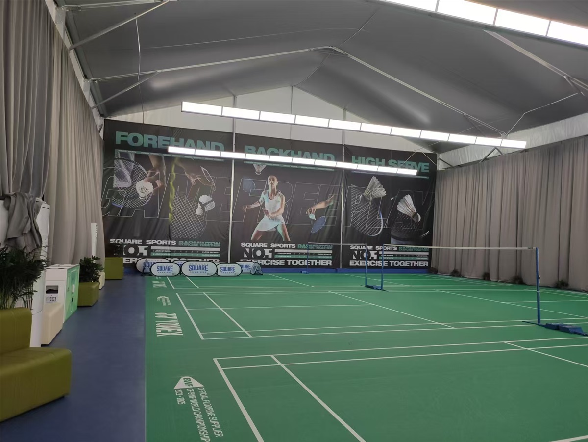 中国帐篷出口企业 设计定做仓储帐篷 室外网球馆帐篷