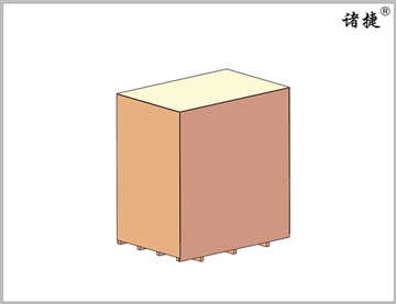 实木包边大木箱 物流包装周转木条框架 国外批发木箱