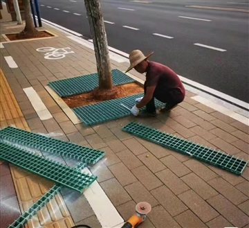 护树板树坑装饰树穴盖板HDPE树篦子护树格栅